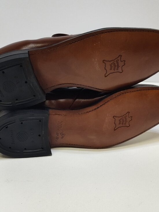 Stafford Comfort Plus All Leather Horsebit Loafers Leather Outsole Men 7 D/B VTG main image 12